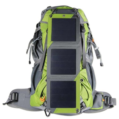 10 Watts Solar Powered External Frame Hiking Backpack(图1)